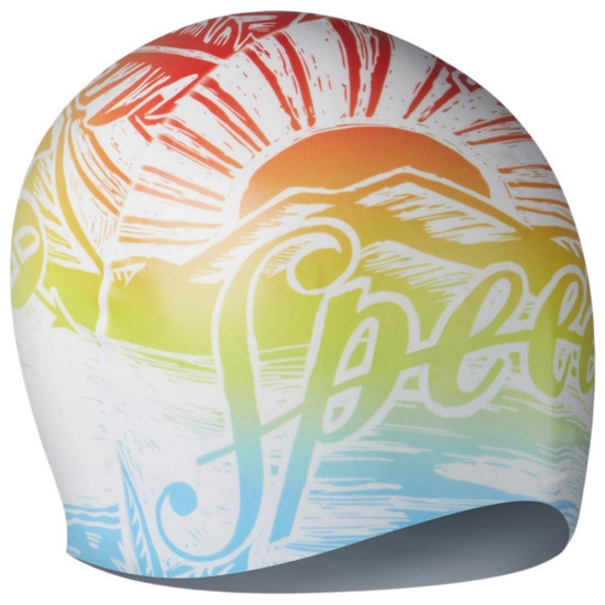 Speedo Σκουφάκι κολύμβησης Printed Silicone Cap Speedo Σκουφάκι κολύμβησης Printed Silicone Cap